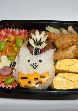 にゃんこ大戦争　キャラ弁　ネコジュラ-レシピのメイン写真