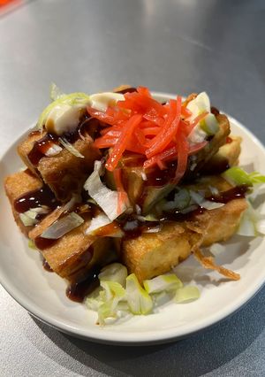 まるでたこ焼き！厚揚げのヘルシー揚げ焼き-レシピのメイン写真