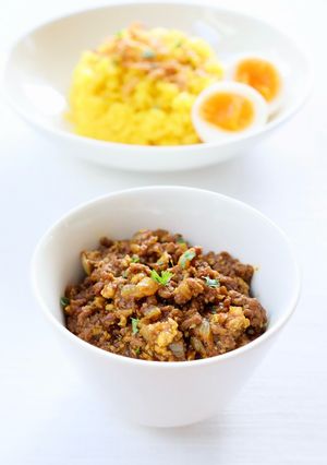 【ドライカレー(豆腐+)】キーマカレー-レシピのメイン写真