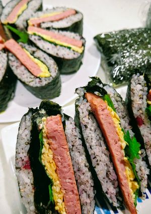 ボリューム満点☆スパムおにぎらず-レシピのメイン写真