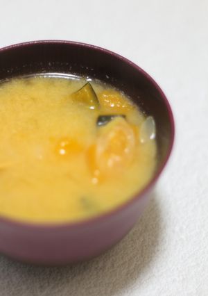かぼちゃと長ねぎのコク旨味噌汁☆簡単レシピ-レシピのメイン写真