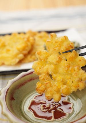 天ぷら粉で★とうもろこしのかき揚げ-レシピのメイン写真
