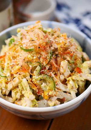 シャキシャキ白菜サラダ🥗おかかマヨポン😘-レシピのメイン写真