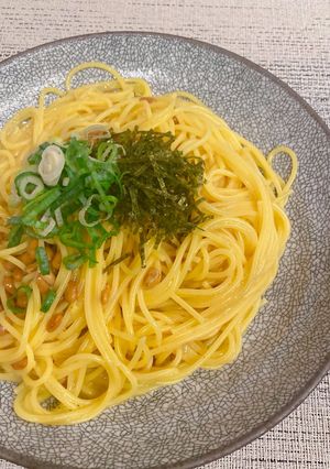 簡単！やみつき納豆パスタ-レシピのメイン写真