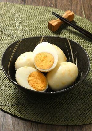 材料4つ！味噌レモン味卵-レシピのメイン写真