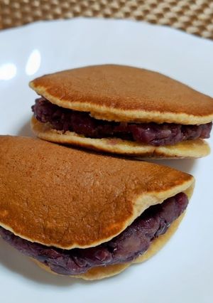 ★低糖質‼オートミールのどら焼き♪-レシピのメイン写真
