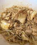 一人暮らしタンドリーチキン焼きそば