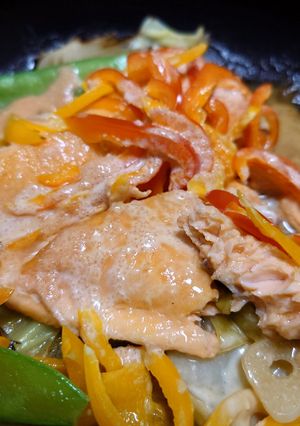 超簡単😉鮭のタラコチャンチャン焼き-レシピのメイン写真