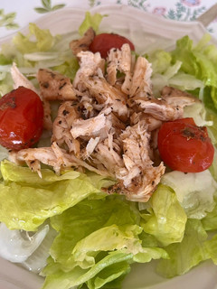 アヒージョ風ササミとプチトマトのサラダ🥗-レシピのメイン写真