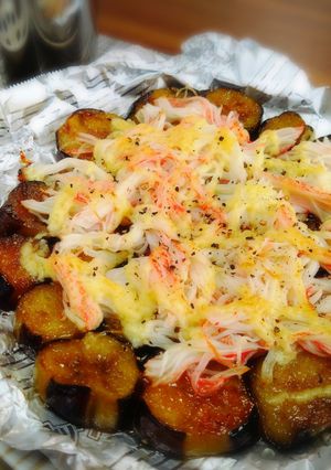 ＊なすの照り焼きふわふわカニカママヨ焼＊-レシピのメイン写真