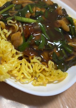 付属の粉末ソースで!あんかけ焼きそば♪-レシピのメイン写真