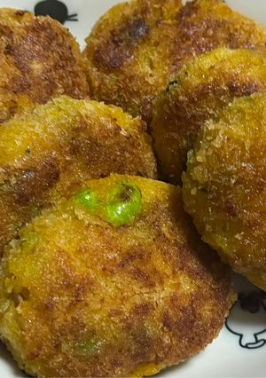 枝豆も入ってるかぼちゃコロッケ-レシピのメイン写真