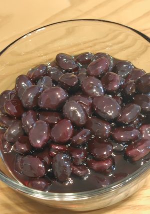 紫そら豆の甘煮-レシピのメイン写真
