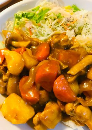 バーモントカレー中辛●チキンカレー-レシピのメイン写真