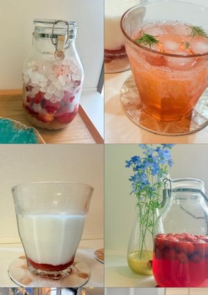 いちご酢-レシピのメイン写真