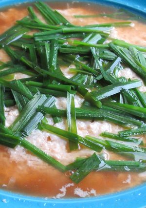 【 豚ひき肉と豆腐の簡単レンジ蒸し 〗-レシピのメイン写真