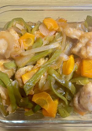 炒めるだけ！野菜たっぷり酢鶏-レシピのメイン写真