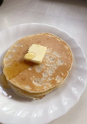 小麦粉パンケーキ(卵なし)-レシピのメイン写真
