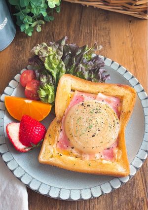 まんまる新玉ねぎのワンパントースト-レシピのメイン写真