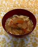 味噌汁アレンジ！ゴマ味噌うどん