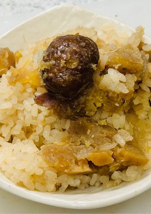 子供大好き！栗とさつまいも炊き込みご飯-レシピのメイン写真