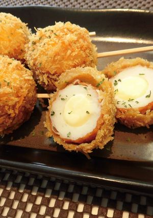 チーズ味ちくわの串揚げ(冷凍ストック)-レシピのメイン写真