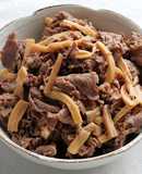 電気圧力鍋☆牛肉とエリンギの甘辛煮