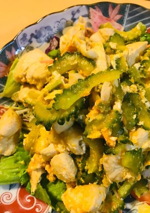 鶏肉のゴーヤーたまごチャンプルー-レシピのメイン写真