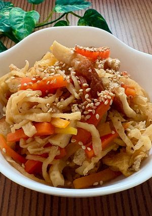 ごま香る♡切り干し大根の煮物♪-レシピのメイン写真