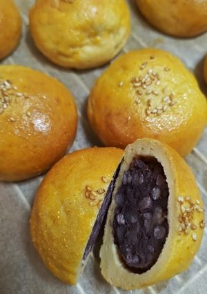 ★低糖質‼おからで美味しい粒あんパン♪-レシピのメイン写真