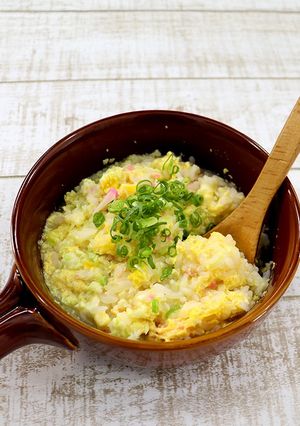 レンジで簡単！たまご雑炊-レシピのメイン写真