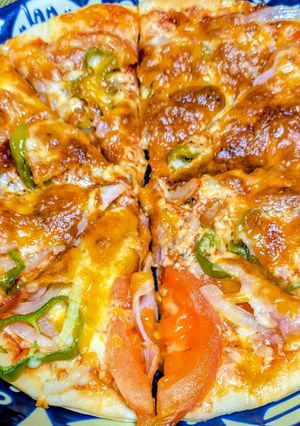 マシマシピザ🍕簡単過ぎて美味しすぎ-レシピのメイン写真