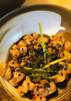 毎日の納豆●黒ゴマ海苔納豆-レシピのメイン写真