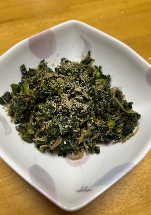 ふきの葉としらすの佃煮-レシピのメイン写真