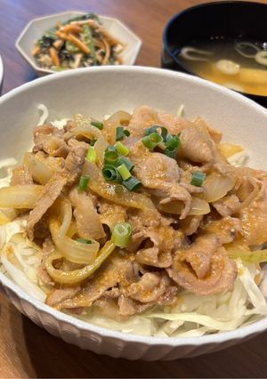 味噌豚丼-レシピのメイン写真