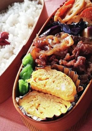大人の和牛しぐれ煮弁当☆簡単昼食☆免疫力-レシピのメイン写真