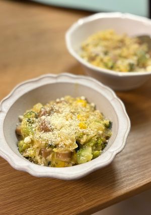 お好み野菜でオートミールリゾット-レシピのメイン写真