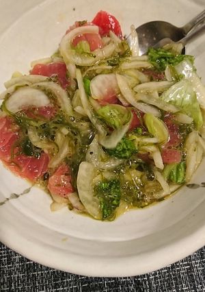 マグロとめかぶのねばねばサラダ-レシピのメイン写真