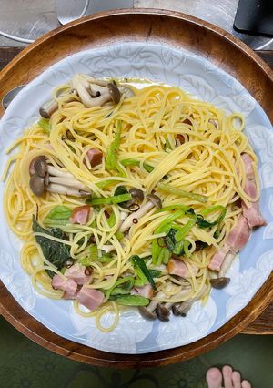 簡単！ズボラパスタ！ホタテペペロンチーノ-レシピのメイン写真
