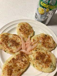 豆腐ふわふわ焼き岩下の新生姜入りつまみ-レシピのメイン写真