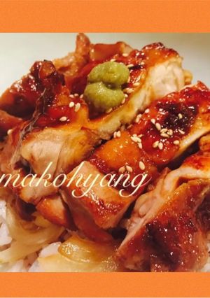 ☆鶏肉の照り焼き丼☆雑穀米-レシピのメイン写真