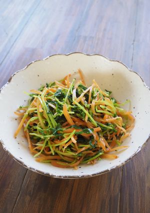 《副菜②》トウミョウのナムル-レシピのメイン写真