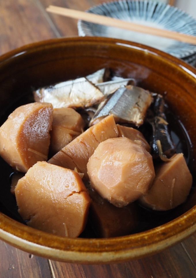圧力鍋で簡単！秋刀魚と里芋の煮物-レシピのメイン写真