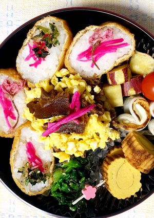 2/21ﾖｯﾁｬﾝ☆稲荷寿司お弁当-レシピのメイン写真