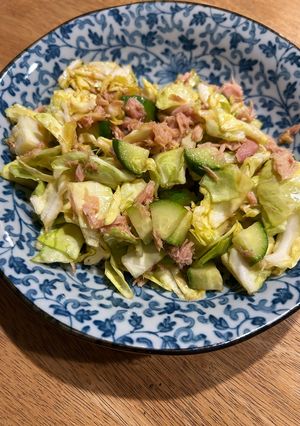 もむだけ簡単！ツナときゅうりのサラダ-レシピのメイン写真