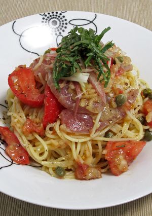 まぐろの冷製パスタ-レシピのメイン写真