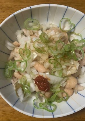シャキシャキ玉ねぎの鶏皮ポン酢-レシピのメイン写真