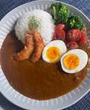 トッピングを楽しむ万能具なしカレー🍛