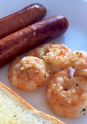 BBQで☆ガーリックシュリンプ風-レシピのメイン写真