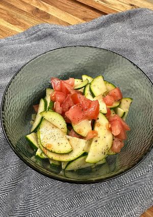 ズッキーニとトマトの米酢マリネ-レシピのメイン写真